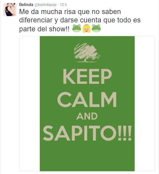 belinda lady sapito respuesta