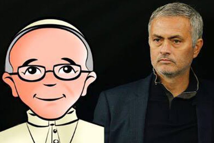 José-Mourinho-Prestará-Su-Voz-Al-Papa-Francisco