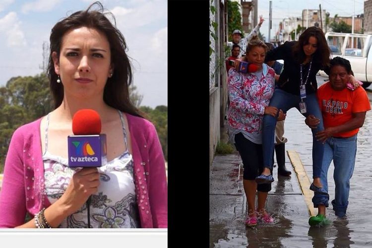 #LadyReportera-Cubre-Inundaciones-en-Puebla-Pero-la-Gente-La-Carga-Para-Que-No-Se-Moje-1