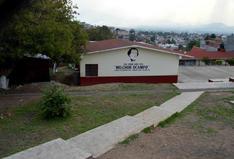 azotea niño varillas escuela morelia