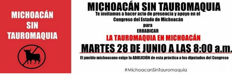 anti taurinos manifestación martes 28 jun