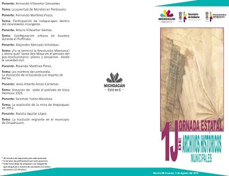 1er encuentro de archivo en Michoacán-1