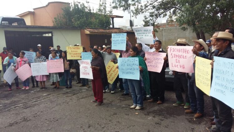 pichataro manifestación