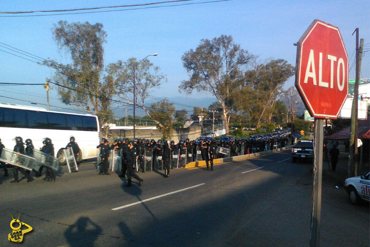 ssp libera vías del tren uruapan