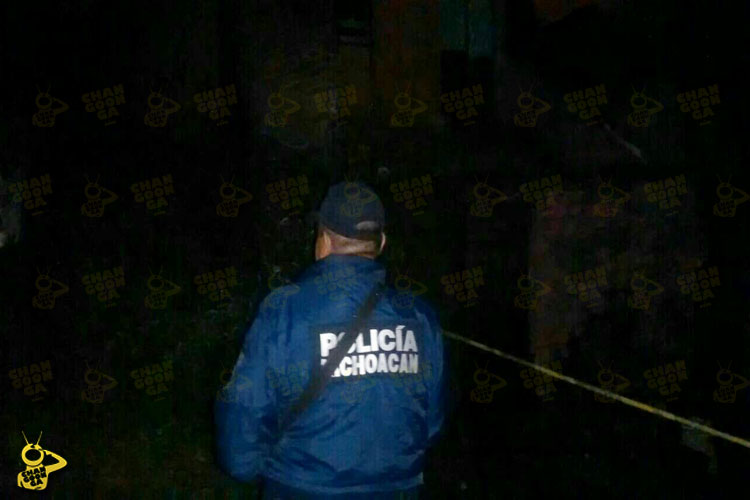 policia-michoacan-zona-acordonada-noche