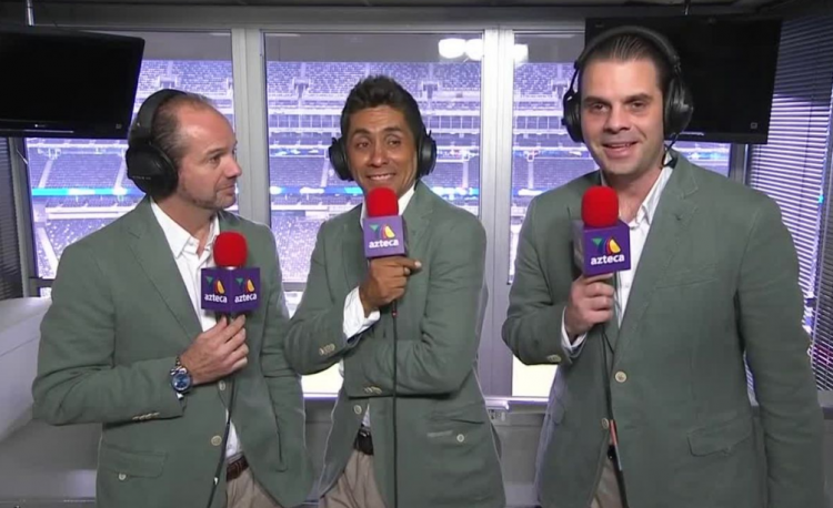 Cristian Martinoli-Jorge Campos-Luis Garcia-TV azteca