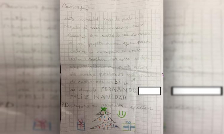 niño-juzgado-Navidad-carta