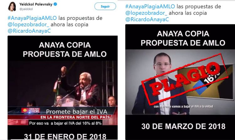 Anaya plagio impuesto fronterizo