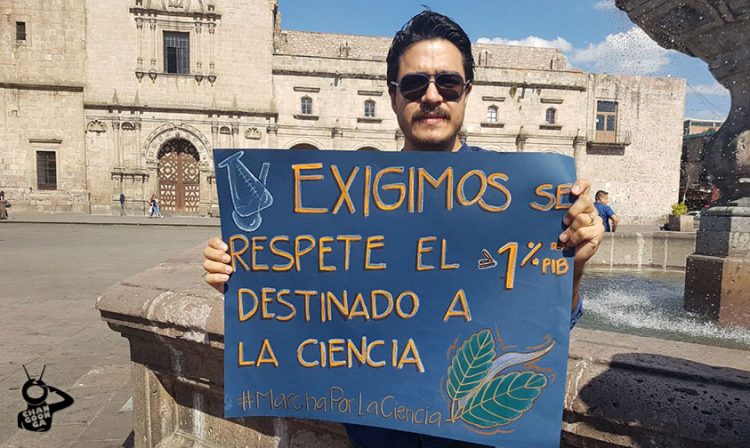 marcha por la ciencia Morelia