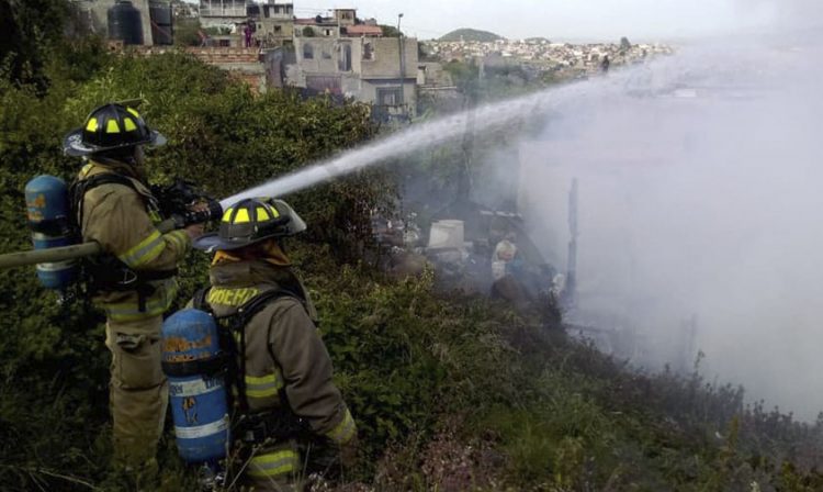 Incendio casas Ciudad Jardín