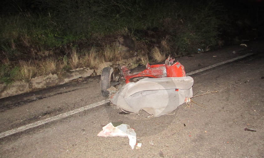 Cristóbal accidente Zamora Pointer Rojo