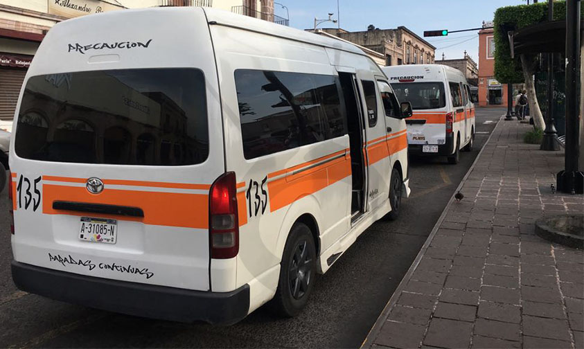 Morelianos tarifa transporte público Michoacán ruta Naranja