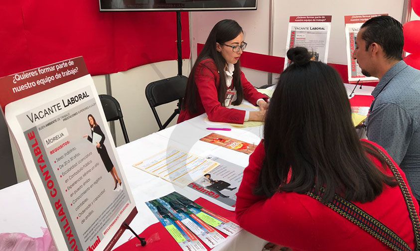 trabajo Michoacán vacantes feria