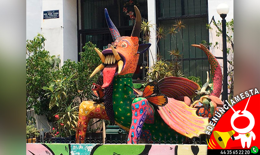 #Denúnciamesta-alebrije-destruido