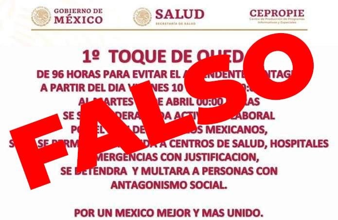 Si te llegó esta imagen, LA INFORMACIÓN FALSA