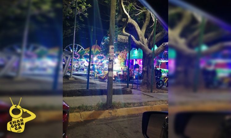 #Morelia Se Instalan Juegos Mecánicos En Av. Pedregal, Policías Los Quitan