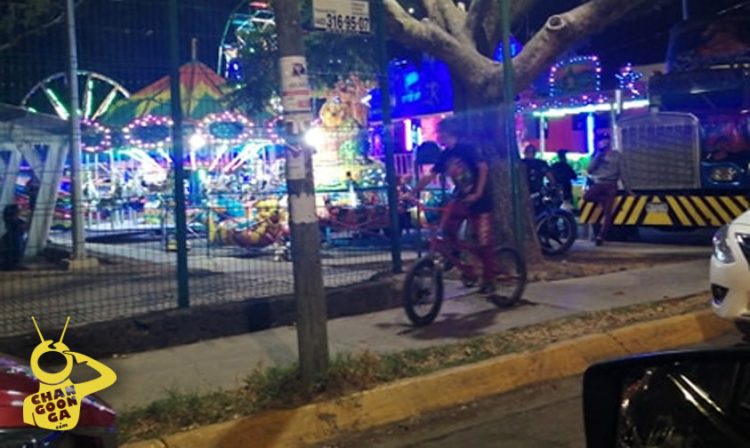 #Morelia Se Instalan Juegos Mecánicos En Av. Pedregal, Policías Los Quitan