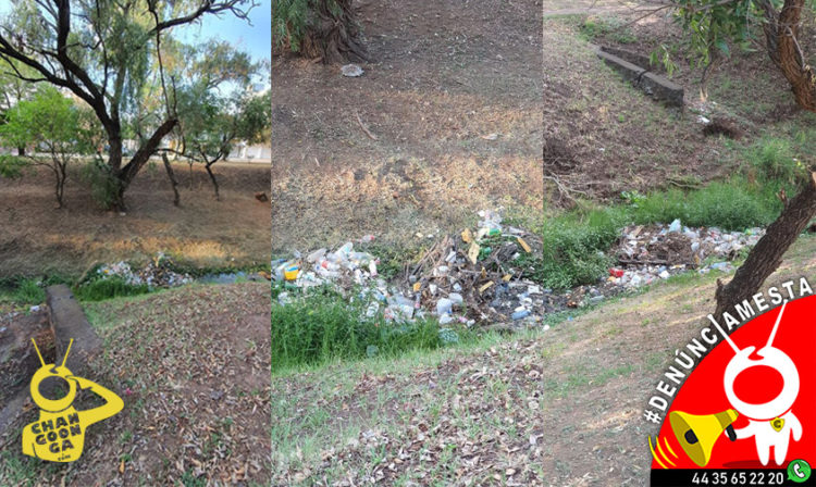 #Denúnciamesta Río todo puerco, vecinos de la Nueva Chapultepec tiran basura