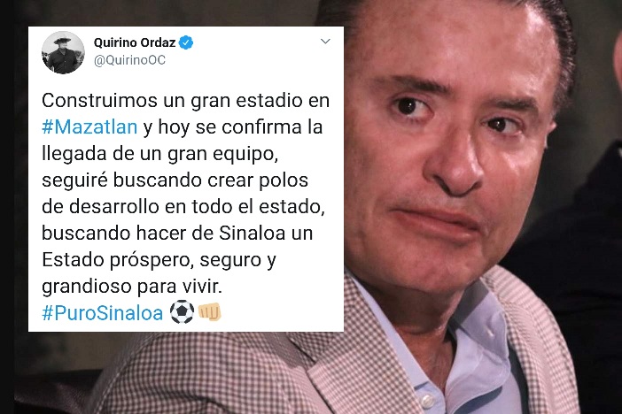 Gober De Sinaloa Ya Presume En Redes Que Tiene Equipo De Fútbol