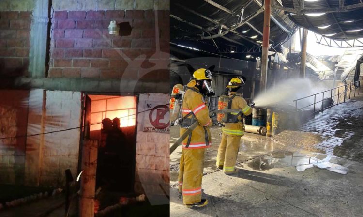 Se Incendia Bodega En Parque Industrial De Zacapu 