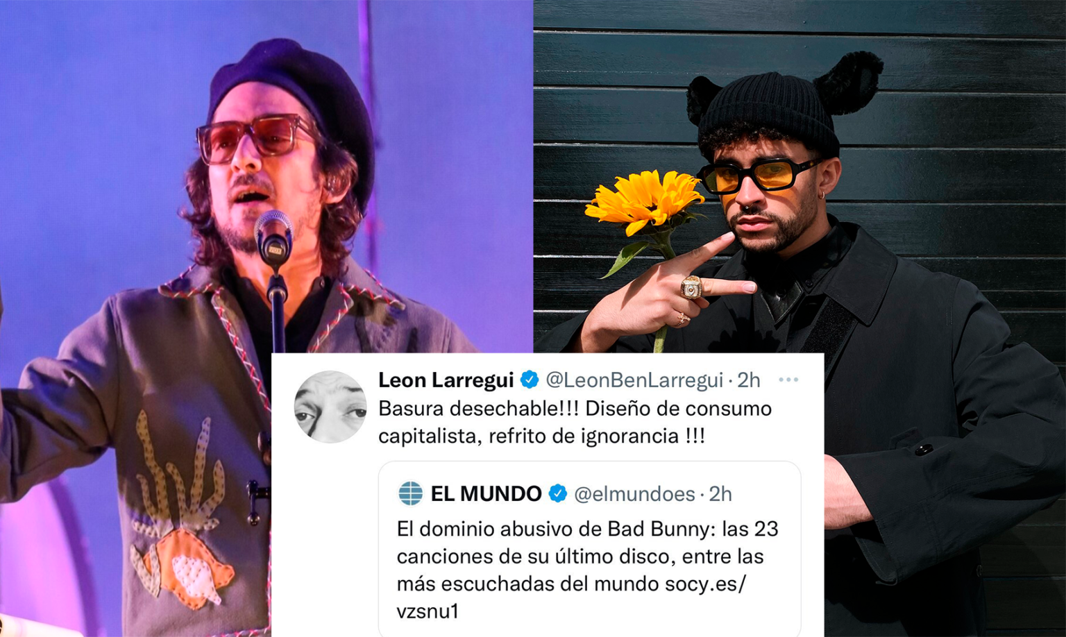 Le N Larregui Llama Basura Desechable A M Sica De Bad Bunny