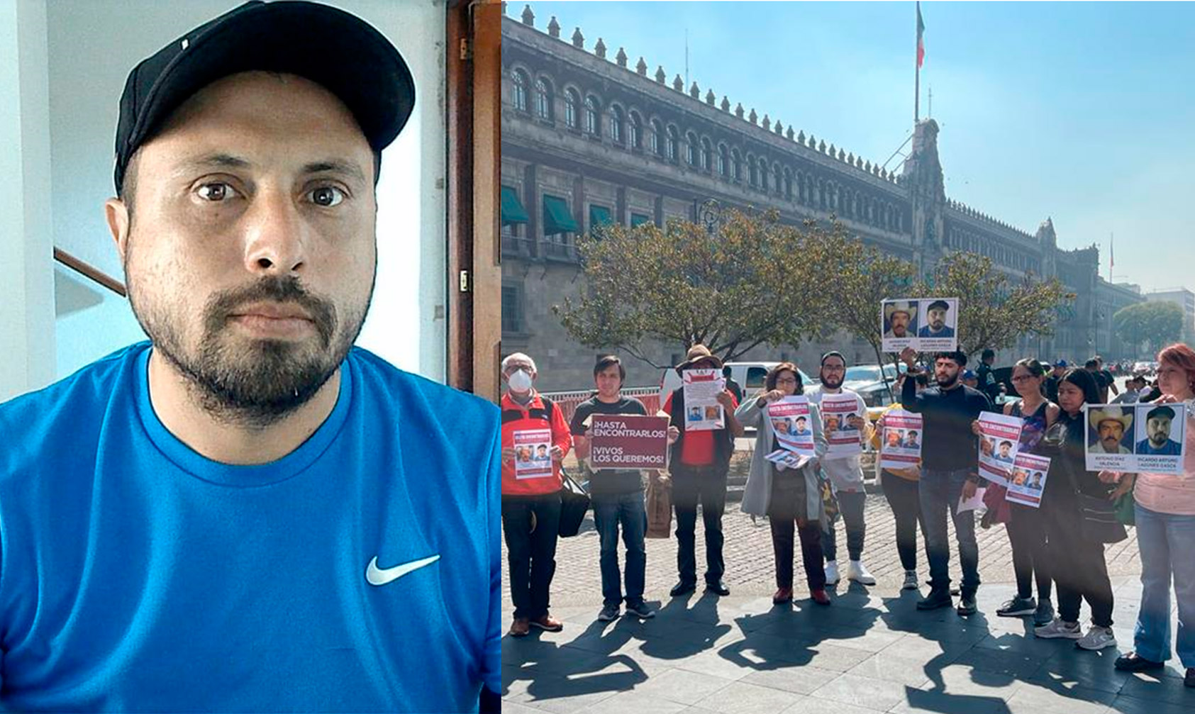 Con Plantón En Palacio Nacional Familiares De Ricardo Lagunes Exigen