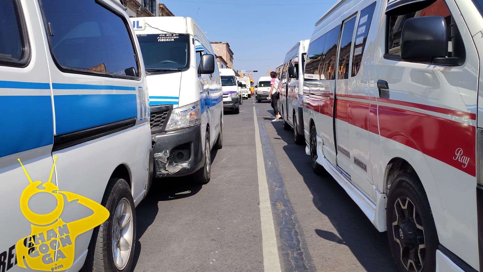 Morelia Transportistas Paralizan El Servicio Y Bloquean Centro