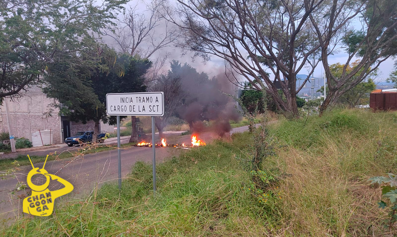 Michoacán Bloqueos Carreteros En La Región Ciénaga Changoonga