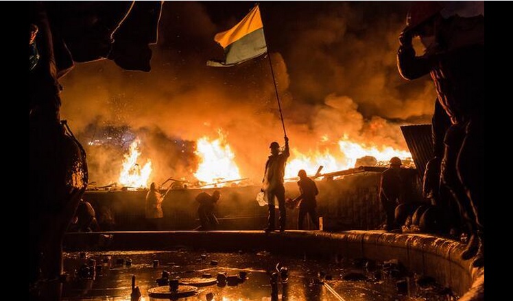 manifestación Ucrania