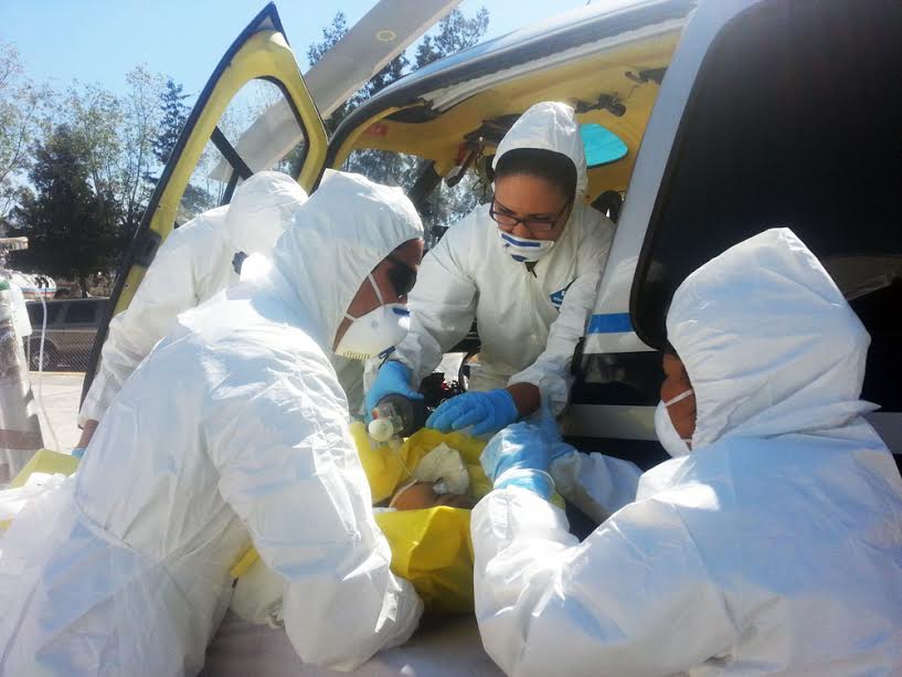 traslado menor de edad en helicóptero Morelia