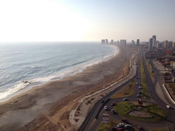 playa de Iquique tras alerta de Tsunami en Chile