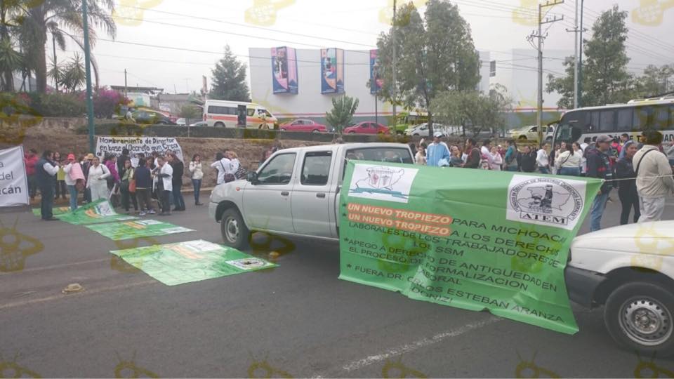 trabajadores de salud bloquean casa de gobierno3