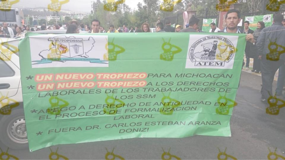 trabajadores de salud bloquean casa de gobierno3