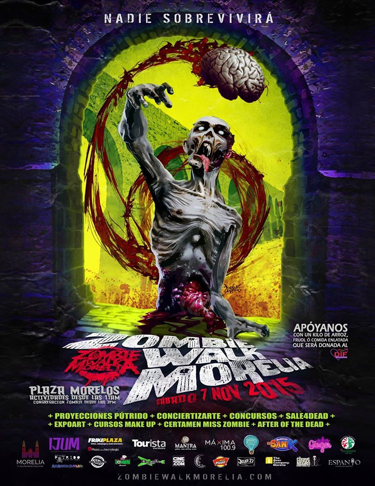 zombie walk morelia 2015 3