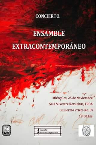 Concierto Ensamble Extracontemporaneo