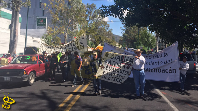 marcha-centro-CNTE-Morelia-Acueducto