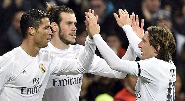 Real Madrid Gareth Vale-Modric-Ronaldo