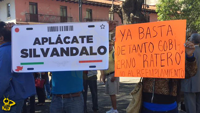 aplacata-Silvandalo-manifestacion-reemplacamiento-Uruapan