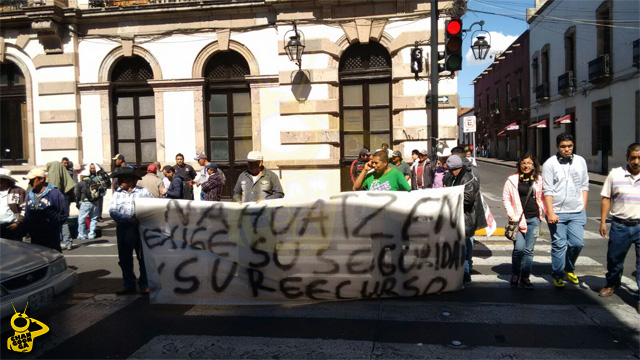 habitantes-Nahuatzen-manifestacion-Morelia-Congreso-del-Estado