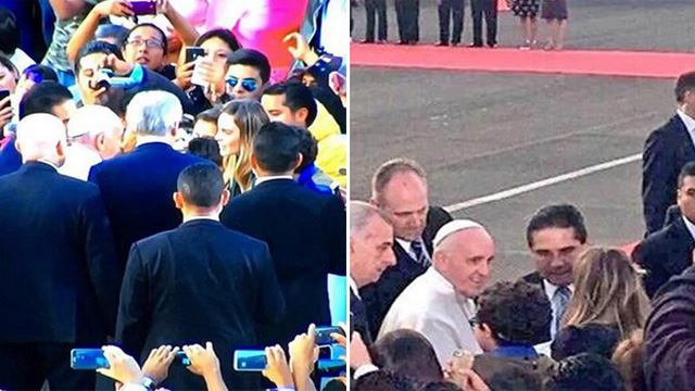 Belinda-Papa-Francisco-Silvano-Aureoles-Morelia-aeropuerto