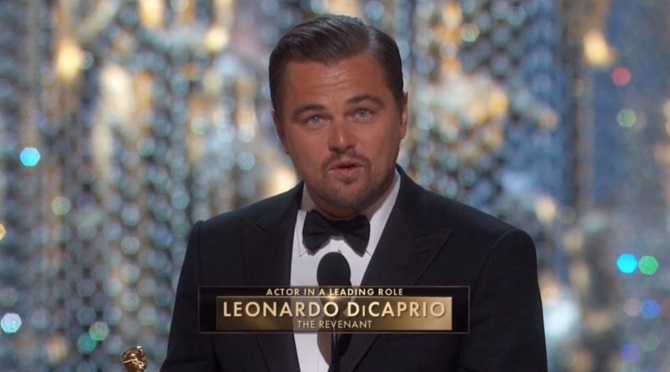 Leonardo DiCaprio Oscar 2016