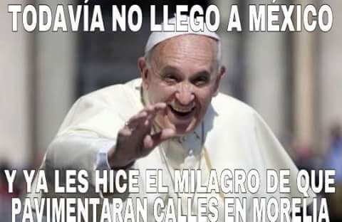 papa en morelia meme calles