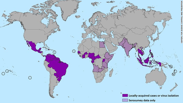 zika mapa