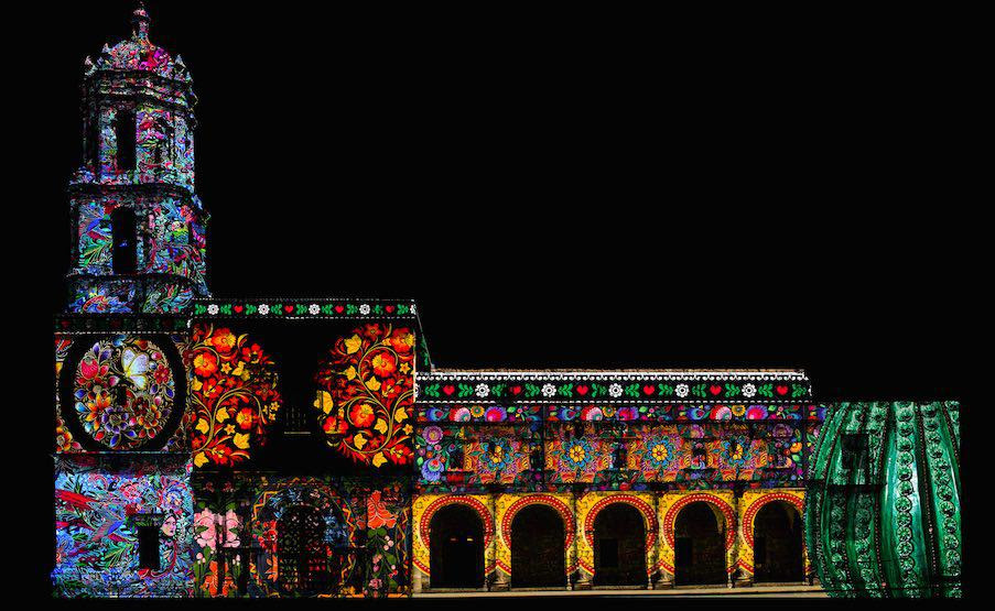 video mapping morelia