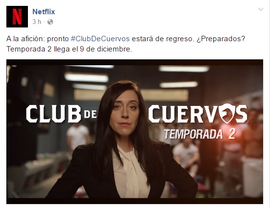 Netflix A La Afición Pronto Temporada 2 'Club De Cuervos' –   – Noticias de última hora, con un toque acidito