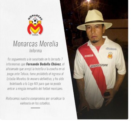 monarcas aficionado vetado