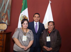 Silvano Aureoles Migrante Deportada Maribel Trujillo