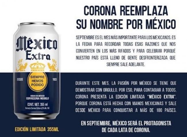 Grupo Modelo Le Cambia El Nombre A La Cerveza 'Corona' –  –  Noticias de última hora, con un toque acidito