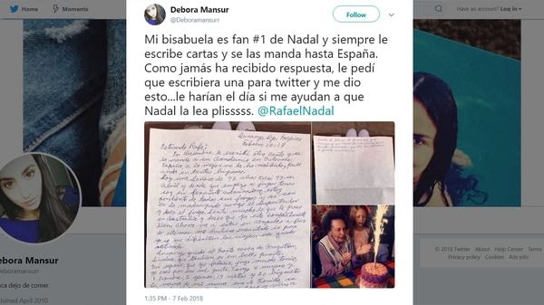 carta abuelita Rafael Nadal 2