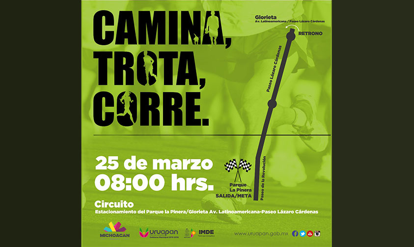 camina trota corre Uruapan